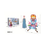 SET BUCĂTĂRIE CU SERVIETĂ PORTABILĂ ȘI PĂPUȘĂ "REGATUL DE GHEAȚĂ" Engros