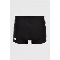 adidas Performance costum de baie Classic 3-Stripes culoarea negru HT2073