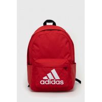 adidas Performance rucsac culoarea rosu, mare, cu imprimeu