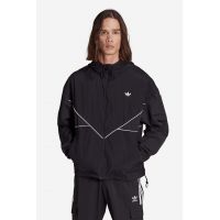 adidas Originals windbreaker Adicolor Seasonal Archive Windbreaker culoarea negru, de tranziție HR3322-black
