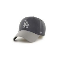 47brand sapca MLB Los Angeles Dodgers culoarea gri, cu imprimeu