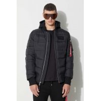 Alpha Industries geacă MA-1 ZH Back Print Puffer FD bărbați, culoarea negru, de iarnă 118107.03-black