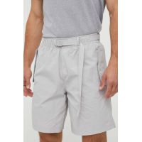 adidas Originals pantaloni scurti barbati, culoarea gri