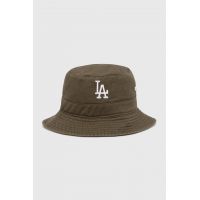 47brand pălărie din bumbac MLB Los Angeles Dodgers culoarea verde, bumbac