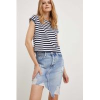 Answear Lab fusta jeans mini, drept