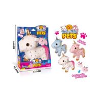 2 UNICORNI DE PLUȘ ÎN CUTIE TRANSPARENTĂ Engros