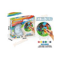 Medalion ghips de pictat - Animale Engros