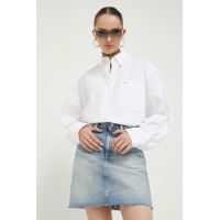 Tommy Jeans fusta jeans mini, drept
