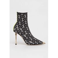 Elisabetta Franchi botine femei, culoarea negru, cu toc cui, SA43L36E2