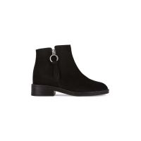 Geox cizme din piele intoarsa D LARYSSE C femei, culoarea negru, cu toc drept, D26TXC 00022 C9999