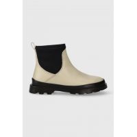 Camper cizme Brutus femei, culoarea bej, cu toc plat, K400698.002