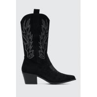 Answear Lab cizme femei, culoarea negru, cu toc drept