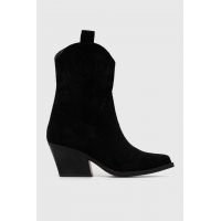Answear Lab cizme femei, culoarea negru, cu toc drept