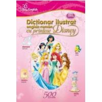 Dictionar ilustrat englez-roman cu printese Disney