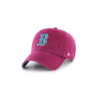 47brand șapcă de baseball din bumbac MLB Boston Red Sox culoarea bordo, cu imprimeu