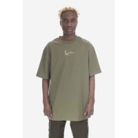 Karl Kani tricou din bumbac culoarea verde, cu imprimeu 6034671-green