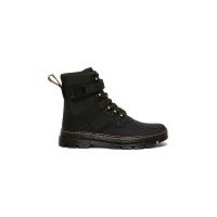 Dr. Martens bocanci de piele Combs Tech II femei, culoarea negru, cu toc plat, DM27800001