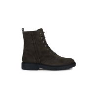 Geox cizme din piele intoarsa D SPHERICA EC1 A femei, culoarea gri, cu toc plat, D36QRA 00022 C9002