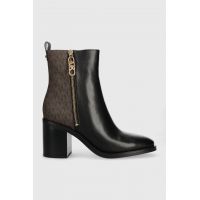 MICHAEL Michael Kors botine Regan femei, culoarea negru, cu toc drept, 40F3RGME8L