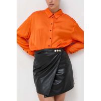 Silvian Heach fusta culoarea negru, mini, drept