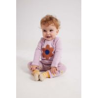 A.P.C. leggins bebe culoarea violet, modelator