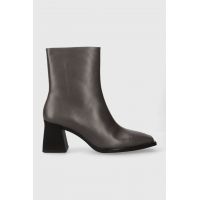Vagabond Shoemakers cizme de piele HEDDA femei, culoarea gri, cu toc drept, 5002.001.18