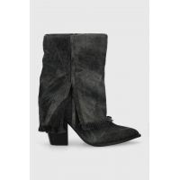 Steve Madden botine Lark femei, culoarea negru, cu toc drept, SM11002673