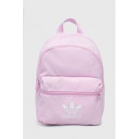 adidas Originals rucsac culoarea roz, mic, cu imprimeu
