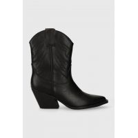 Answear Lab cizme femei, culoarea negru, cu toc drept