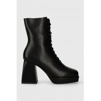 Answear Lab botine femei, culoarea negru, cu toc drept, izolare usoara