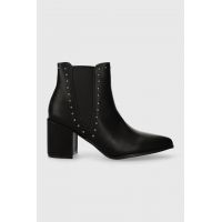 Answear Lab cizme femei, culoarea negru, cu toc drept