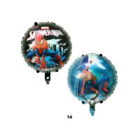 En-gros Balon din folie metalizata, figurine animate, cu bat pentru sustinere, 44.5×50cm