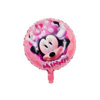 En-gros Balon din folie metalizata, figurine animate, cu bat pentru sustinere, 44.5×50cm