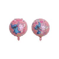 En-gros Balon din folie metalizata, figurine animate, cu bat pentru sustinere, 44.5×50cm