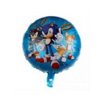 En-gros Balon din folie metalizata, figurine animate, cu bat pentru sustinere, 44.5×50cm
