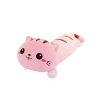 Pisicuta Adorabila En-gros, din plus, 50cm, Roz