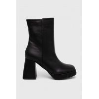 Answear Lab botine femei, culoarea negru, cu toc drept