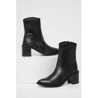 Answear Lab cizme de piele X limited collection NO SHAME femei, culoarea negru, cu toc drept