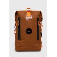 adidas by Stella McCartney rucsac femei, culoarea maro, mare, cu imprimeu