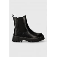 Answear Lab cizme femei, culoarea negru, cu platforma