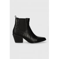 Answear Lab cizme femei, culoarea negru, cu toc drept