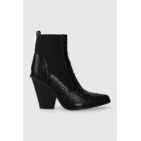 Answear Lab cizme femei, culoarea negru, cu toc drept