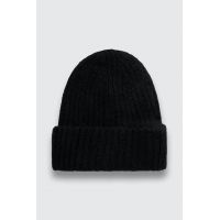 Answear Lab caciula de lana culoarea negru, din tricot gros