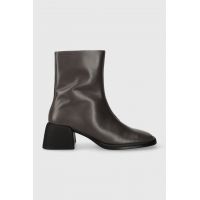 Vagabond Shoemakers cizme de piele ANSIE femei, culoarea gri, cu toc plat, 5445.001.18