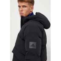 adidas geaca de puf barbati, culoarea negru, de iarna