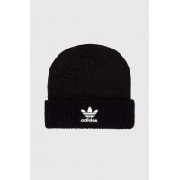 adidas Originals caciula culoarea negru, din tesatura neteda