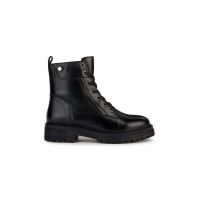 Geox botine D IRIDEA Q femei, culoarea negru, cu toc plat, D26HRQ 00039 C9999