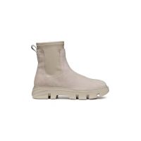 Geox cizme D VILDE C femei, culoarea bej, cu toc plat, D26UAC 022KB C5004