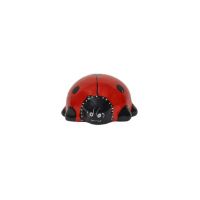 Decoratiune pentru gradina, din ceramica, model buburuza, inaltime 8cm, lungime 14cm / EXT 10209 Engros