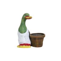 Ghiveci din ceramica, model gasca, lungime 20cm / EXT 7104 Engros
